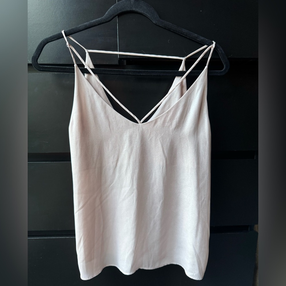 Shimmery Pink Glasson’s Strappy Tank